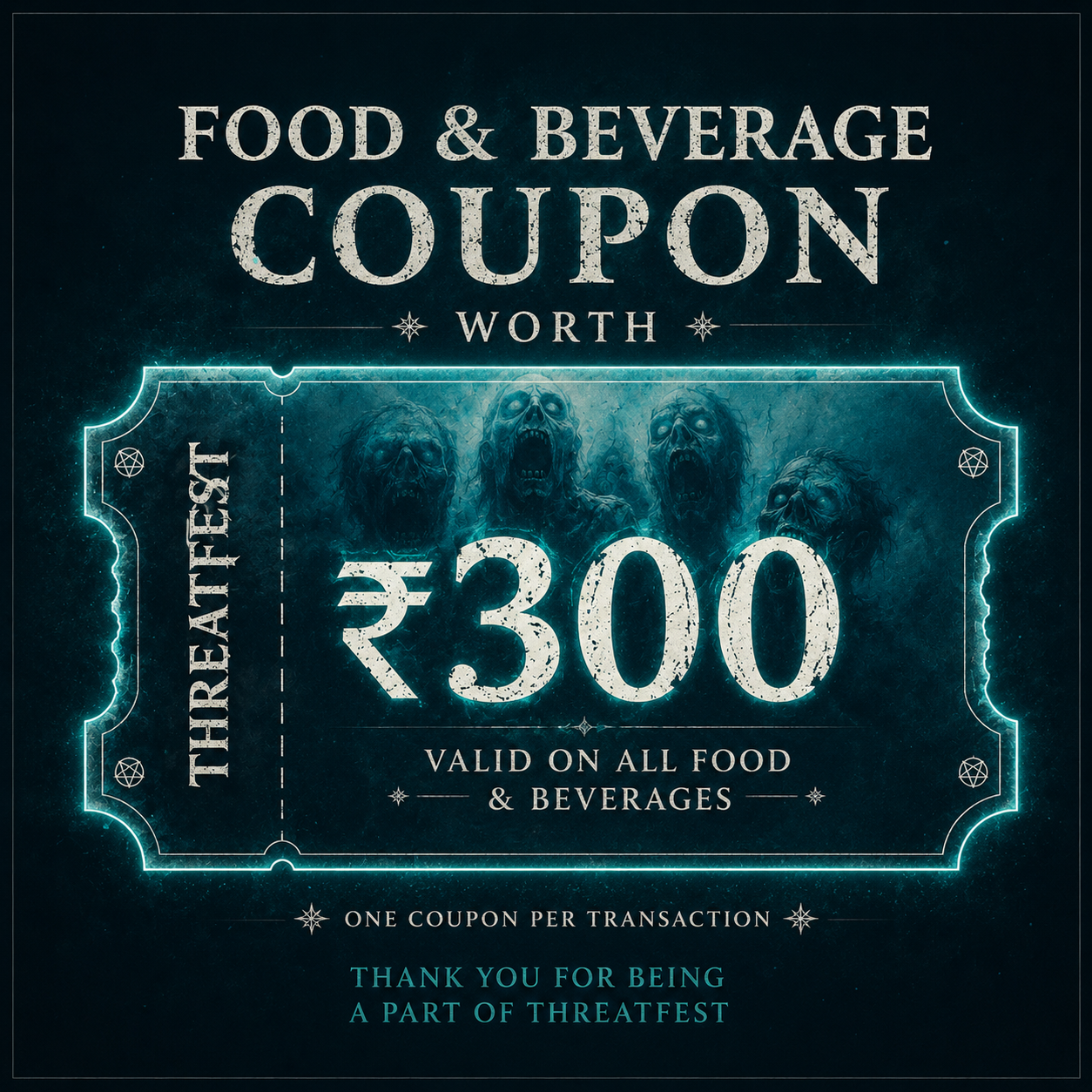 ₹300 F&B Coupon